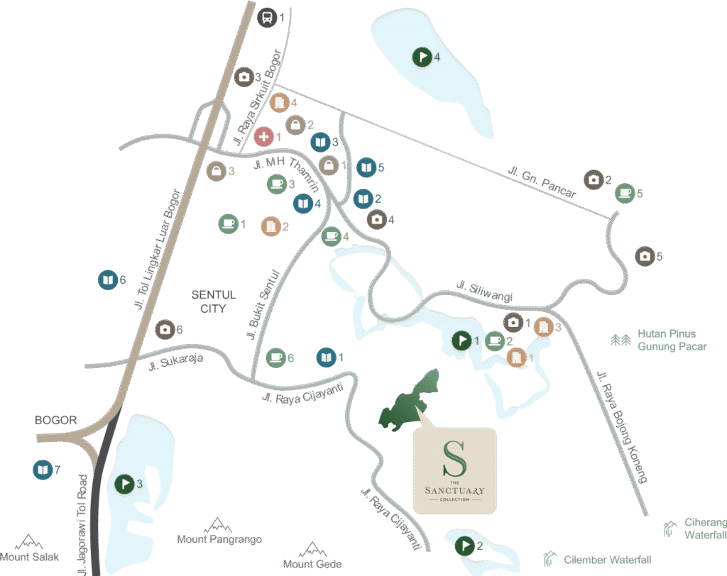 Sanctuary collection south-sentul-map